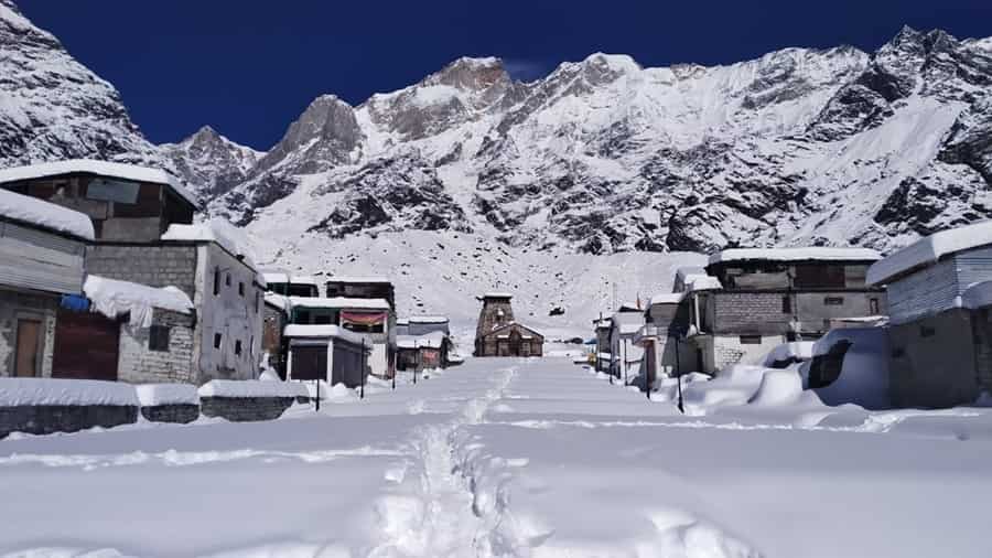 Kedarnath in Winter